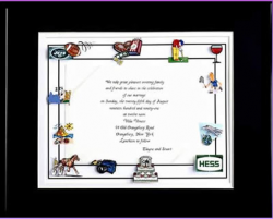 It Could Be Verse invite framed It Could Be Verse invite framed