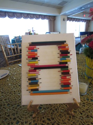 Brenner Bat Mitzvah table numbers