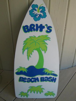 Surf Board Beach Art Surf Board Beach Art