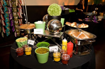 atlanta sports bnai mitzvah hot dog bar