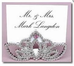 Tiara place card Tiara place card