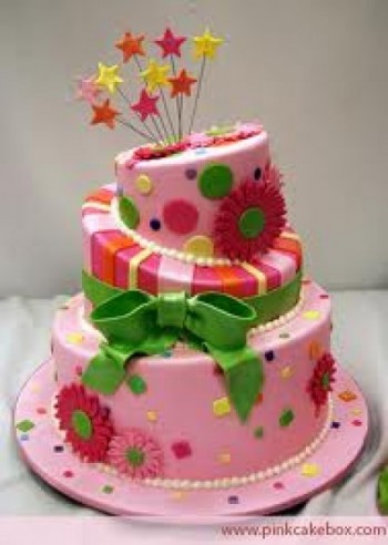 Mitzvah Inspire Confetti theme cake Mitzvah Inspire Confetti theme cake
