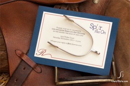 Mitzvah Inspire Spur Her On invite