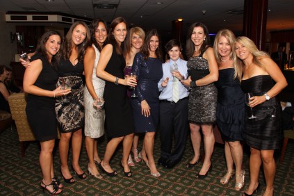 Jordan Gladstone with Mom Paula's friends