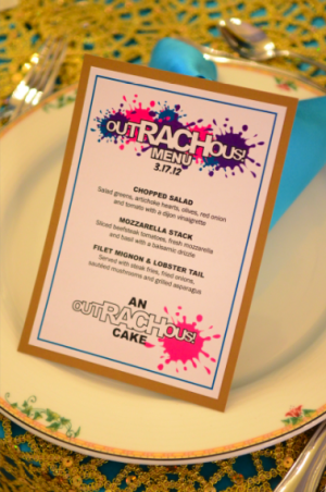 Brenner menu card