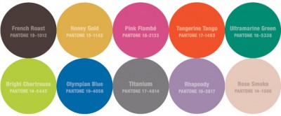 Pantone Fall 2012 colors