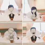 Pinterest.com ideas: Caricature Place Cards