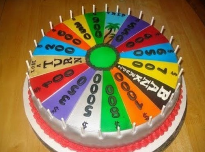 Wheel of Fortune Cake: Pinterest.com