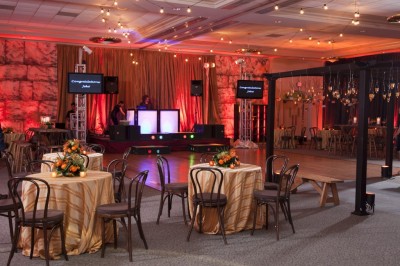Mitzvah Inspire Israel theme room with lights