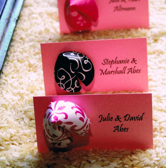 Asian themed place cards