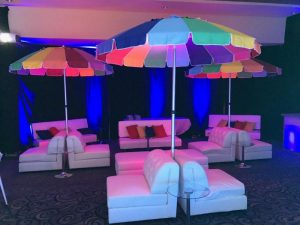 Bat Mitzvah, Jersey girl theme, teen decor