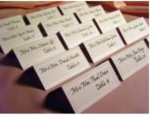 The Best Of…Mitzvah Family Spotlight Bar Bat Mitzvah Place Cards