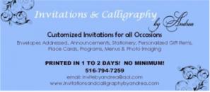 Get Your Invitations Printed In 1-2 Days