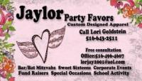 Mitzvah Mom Recommends Jaylor Party Favors