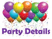Bar Mitzvah & Bat Mitzvah Party Details