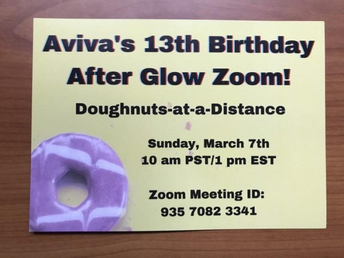Three Events To Celebrate This Bat Mitzvah Girl