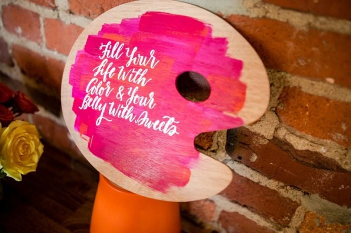 Art Theme Bat Mitzvah Photos