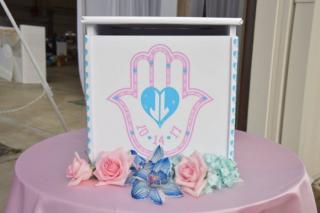 Initials and Hamsa Themed Bat Mitzvah