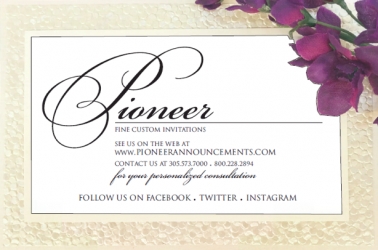 Pioneer Announcements
