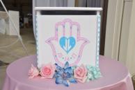 Initials and Hamsa Themed Bat Mitzvah