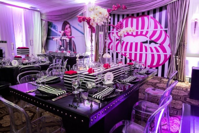 Bat Mitzvah with Bold Colors and unique style
