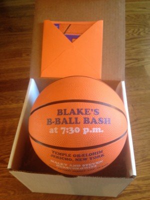 Basketball Themed Bar Mitzvah Invitations 2